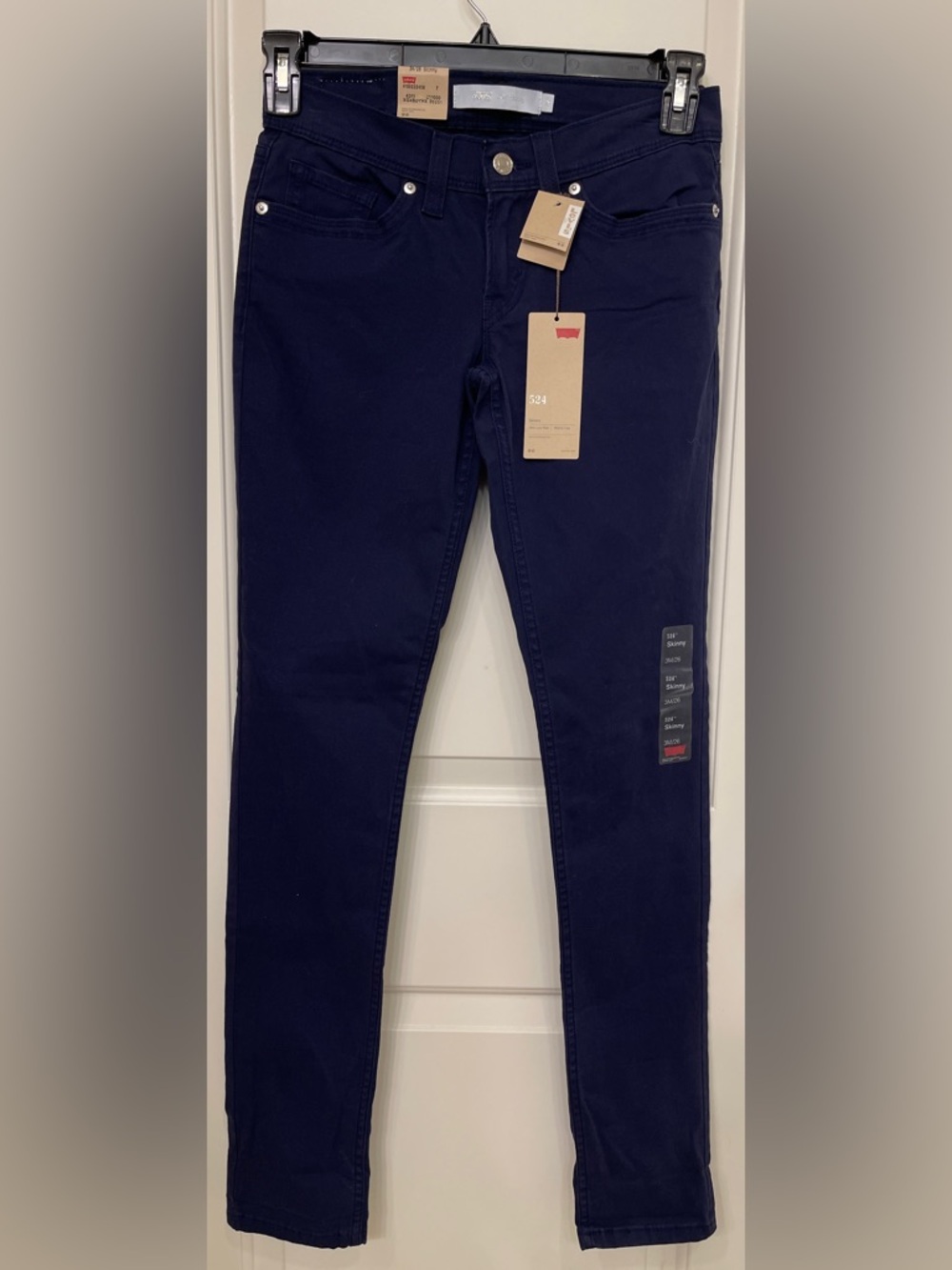 Levi's Men's 524 Skinny Jeans in Navy Blue